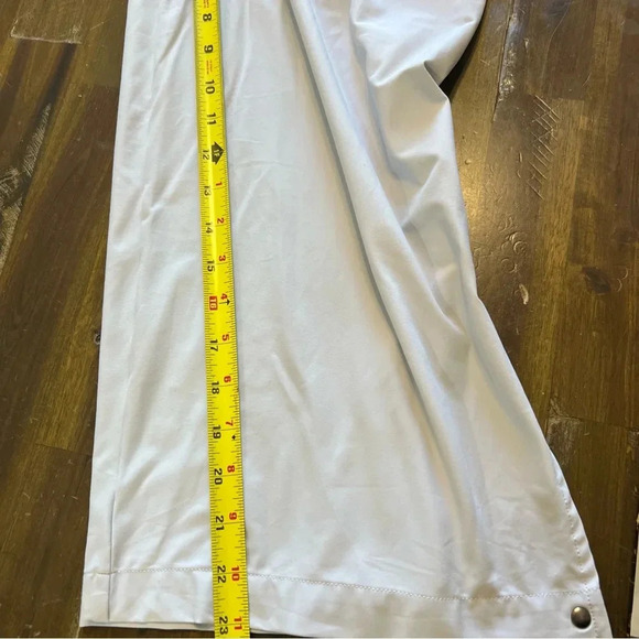 ADAY Cooler Days Culottes Cloud XS Cool Gray Wide Leg Cropped Slit Resort - Picture 12 of 16